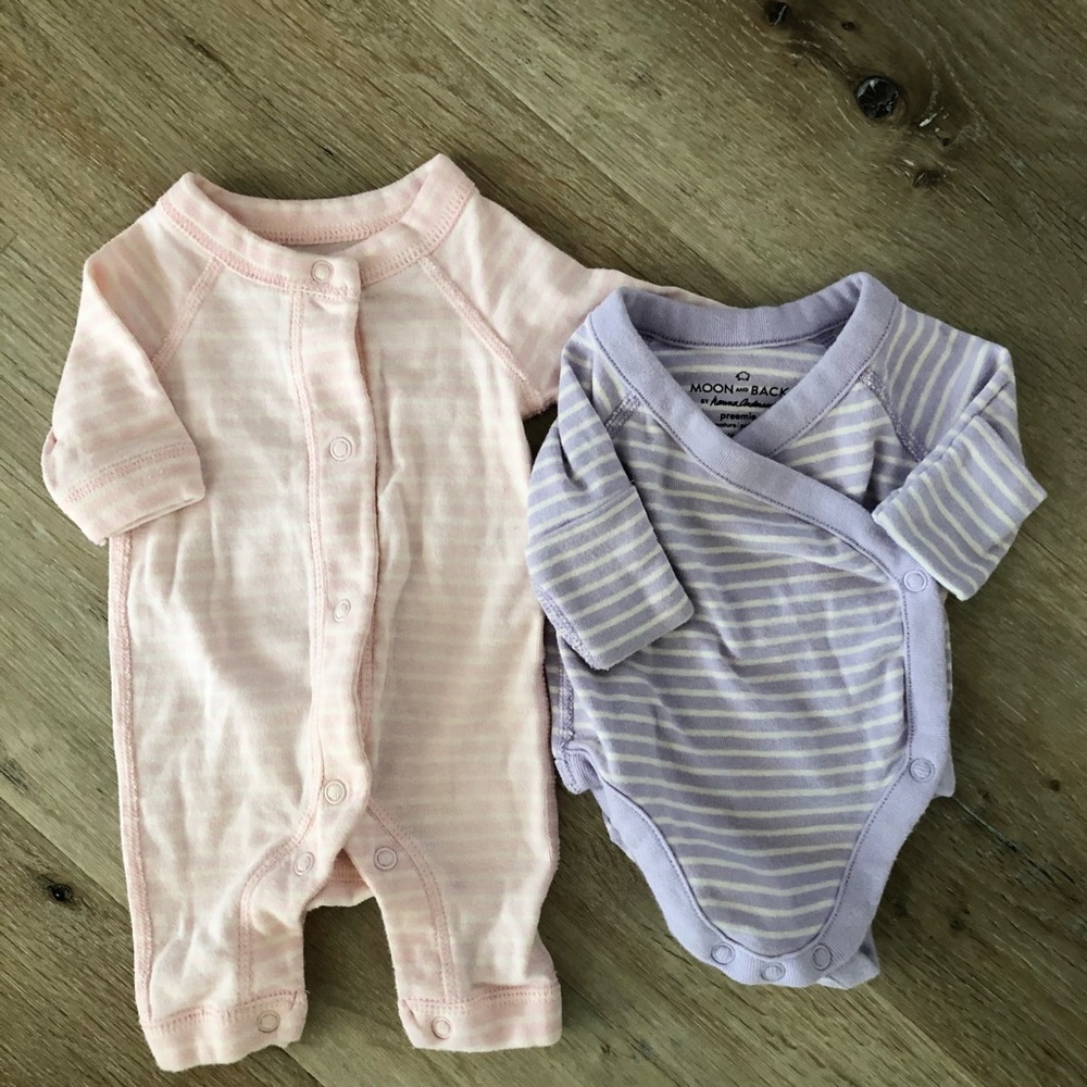 Preemie Onsie and Sleeper Organic Cotton
